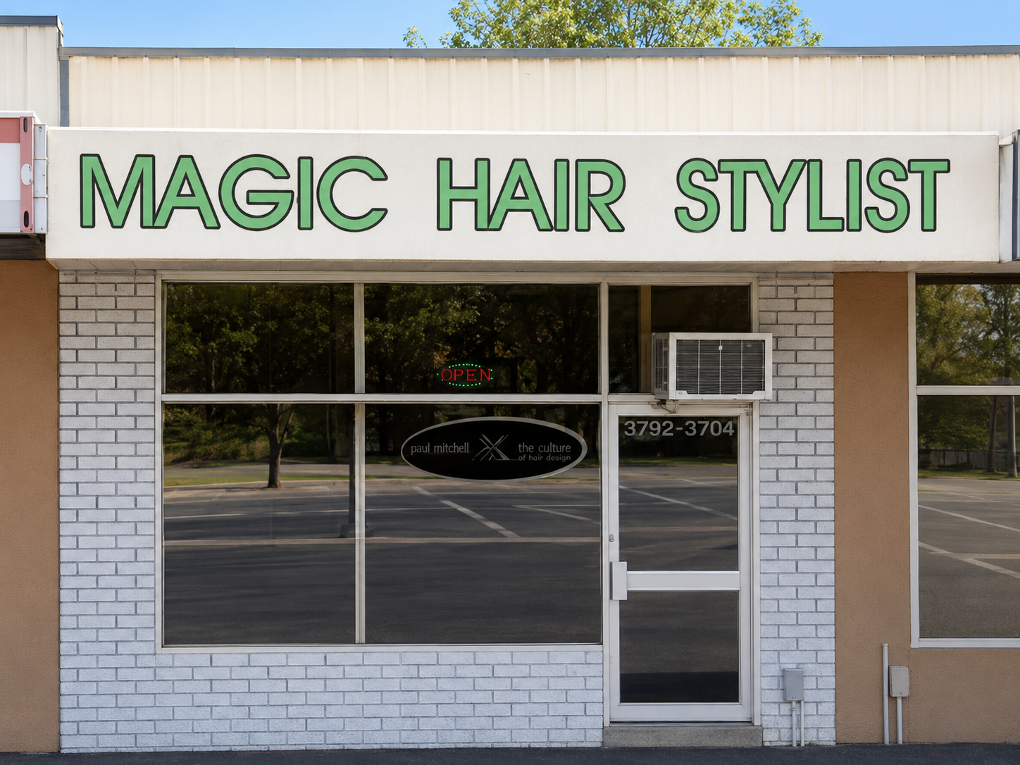 Magic Hair Stylist storefront on Railway Parade, Noble Park